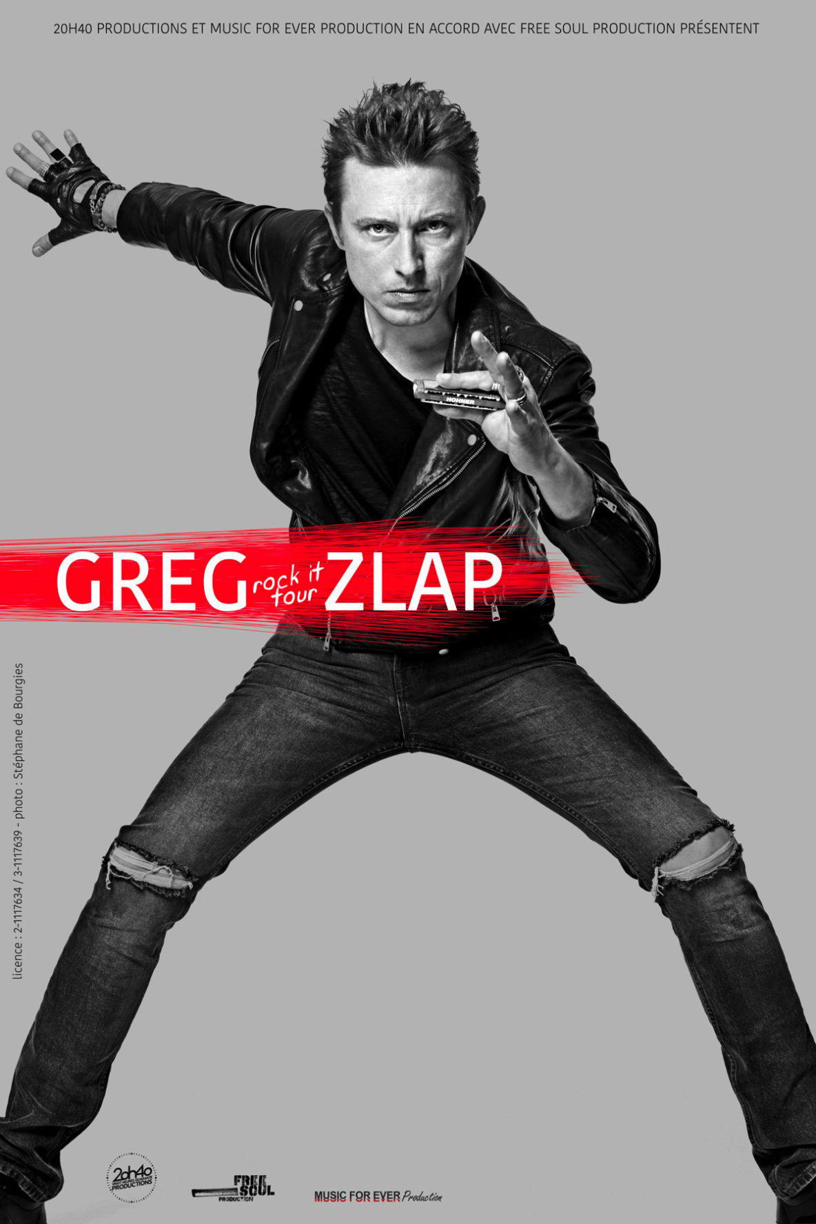 Affiche Greg Zlap Rock It Tour